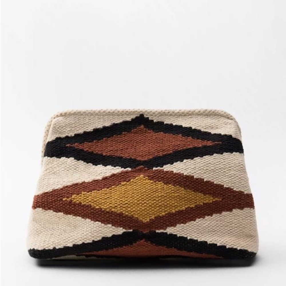Zara limited edition celebs favourite Geometric colourblock Bag